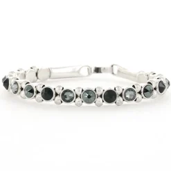 Josh Crystal Armband Triple Black - 22119