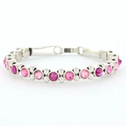 Josh Crystal Armband Triple Fuchsia - 22119