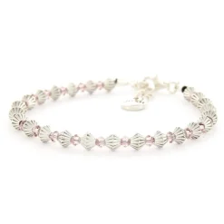 Josh Swarovski Crystal armband Pink - 20052-18 cm