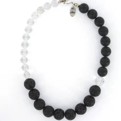 Juffie ketting Clear Black