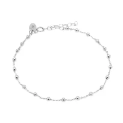 Karma Anklet Ball - Silver