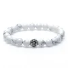 KARMA Armband - Casablanca silver round logo bead - 86264