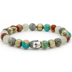KARMA armband Finn Silver Buddha Bead - 86986