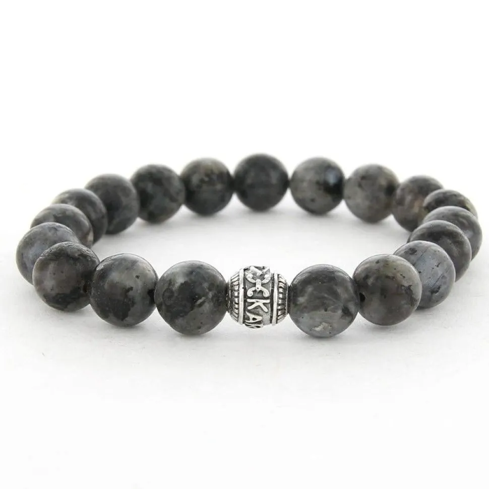 KARMA Armband - Snow Flake Silver Bead - 96001