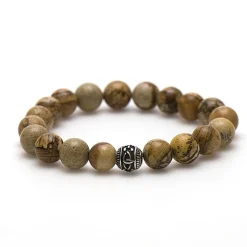 KARMA Armband - Woodcraft Silver Bead - 96007