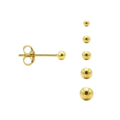 Karma Ball Earstuds - Gold Color