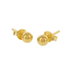 Karma Ball Earstuds - Gold Color