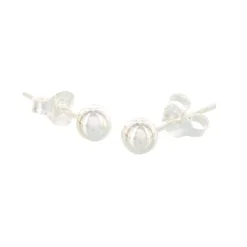 Karma Ball Earstuds - Silver