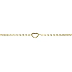 Karma Bracelet Open Heart - Gold Plated