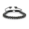 KARMA Bracelet Spiral Black Crystal - XS