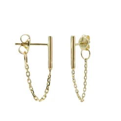 Karma Chain Round Tube Lima - 14K Gold