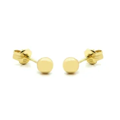 Karma Earstuds Ball - 14K Gold-5 mm