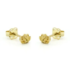 Karma Earstuds Swirl - 14K Gold