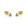 Karma Earstuds Triple Dots Alice - 14K Gold
