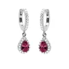 Karma Hinged Hoops Chloe Pink