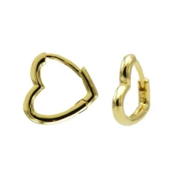 Karma Hinged Hoops Heart
