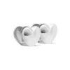 Karma Hinged Hoops Heart