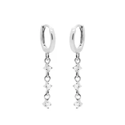 Karma Hinged Hoops Sparks