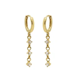 Karma Hinged Hoops Sparks