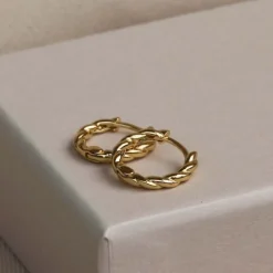 Karma Hinged Hoops Twister