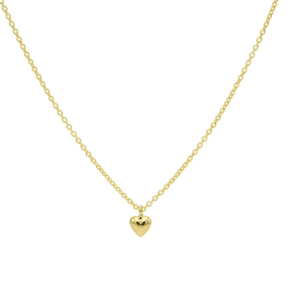 Karma Necklace 3D Heart - Goldplated
