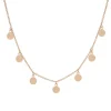 Karma Necklace 7 Discus - Rose