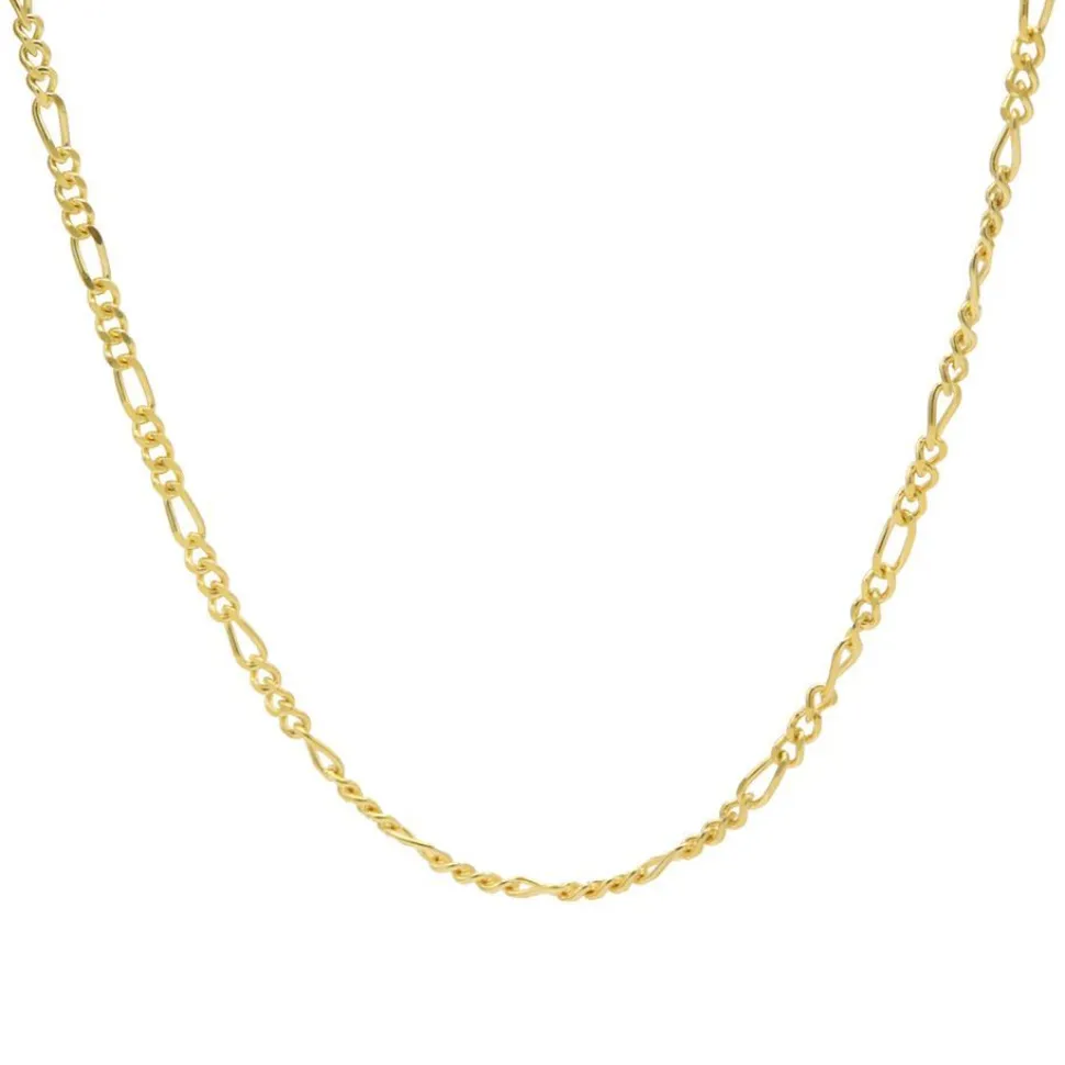 Karma Necklace Figaro - Goldplated