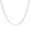 Karma Necklace Figaro - Silver