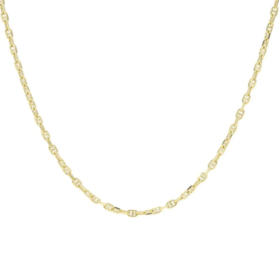 Karma Necklace Queens Chain Diamond - Goldplated
