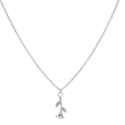 Karma Necklace Rose - Silver