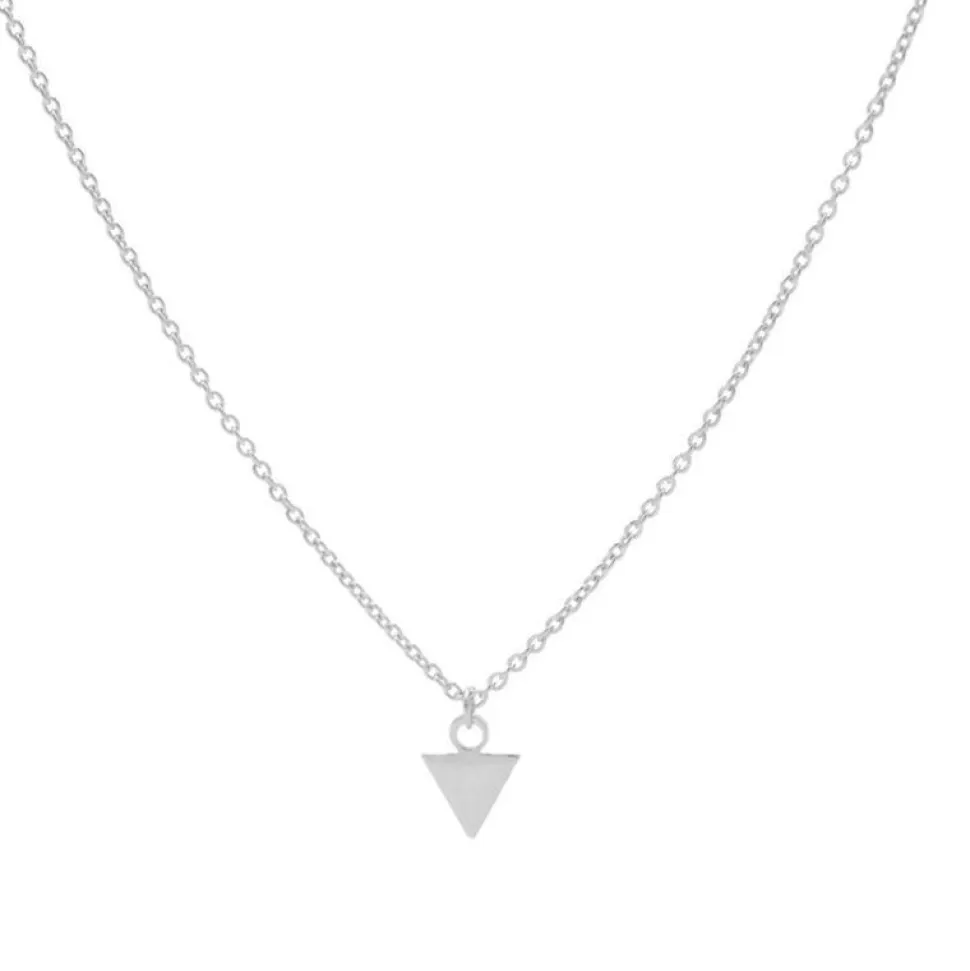 Karma Necklace Triangle - Silver