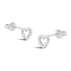 Karma Zirconia Earstuds Shiney Heart
