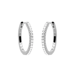 Karma Zirconia Hinged Hoops