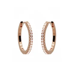 Karma Zirconia Hinged Hoops