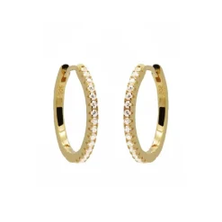 Karma Zirconia Hinged Hoops