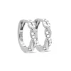 Karma Zirconia Hinged Hoops Chia