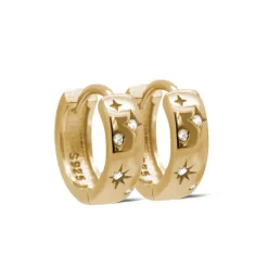 Karma Zirconia Hinged Hoops Estella