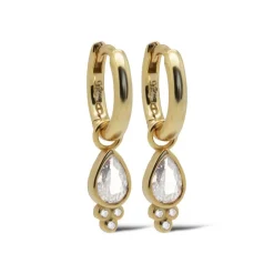Karma Zirconia Hinged Hoops Hera