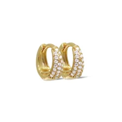 Karma Zirconia Hinged Hoops May Drop