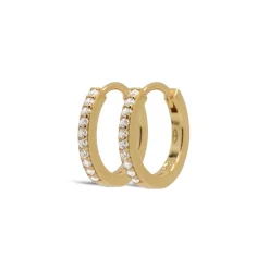 Karma Zirconia Hinged Hoops Noree