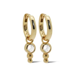 Karma Zirconia Hinged Hoops Nina