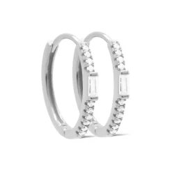 Karma Zirconia Hinged Hoops Nois