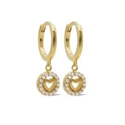 Karma Zirconia Hinged Hoops Romance