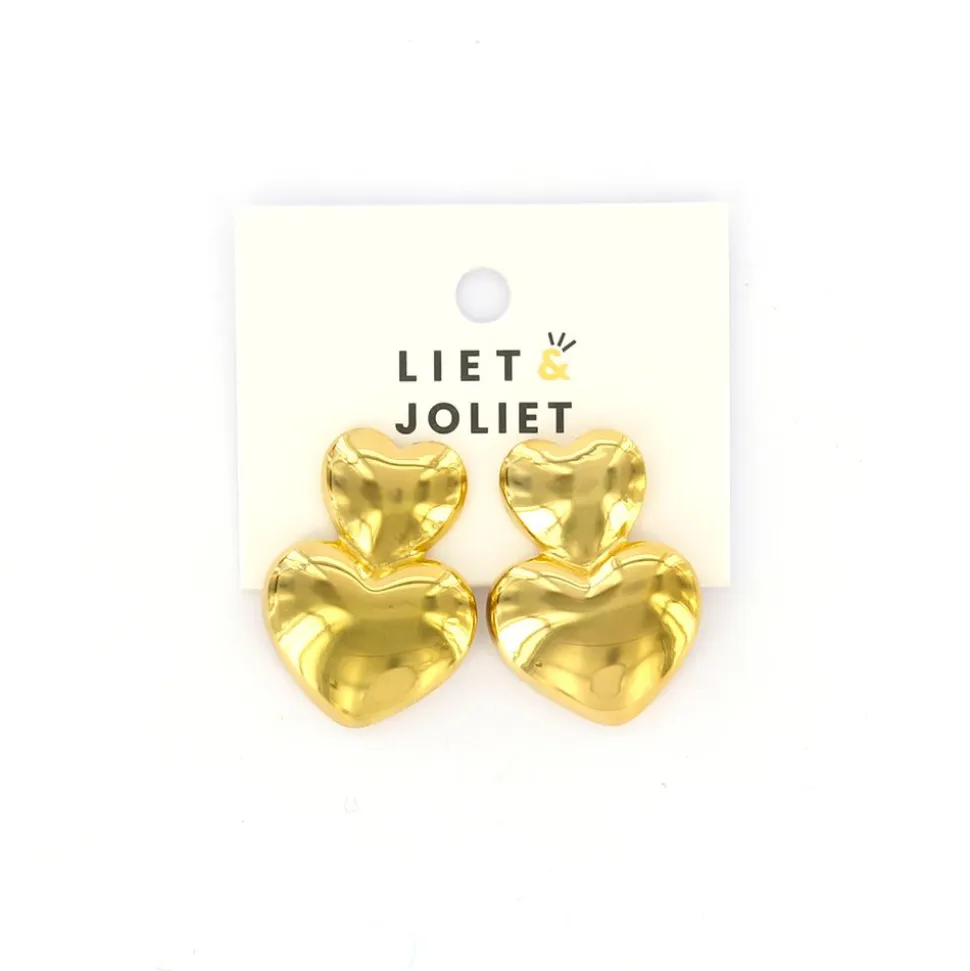 Liet & Joliet oorbellen Heart - J8169