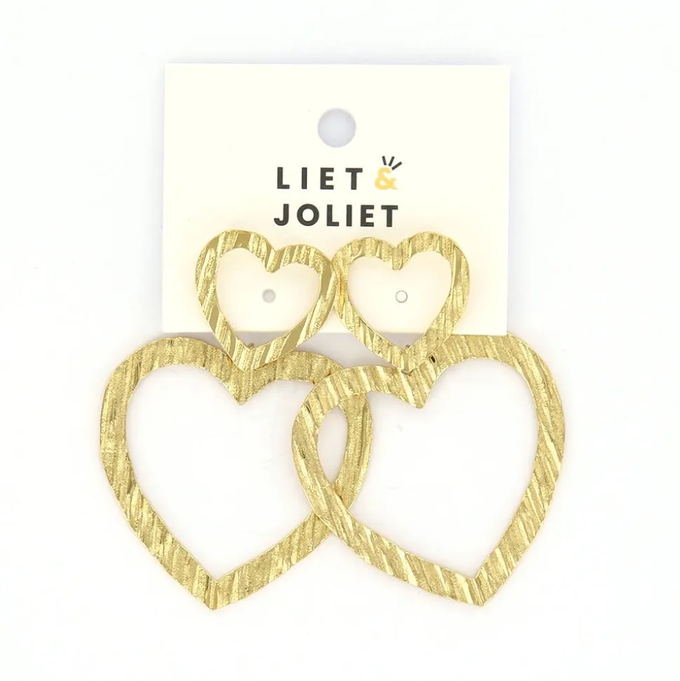 Liet & Joliet oorbellen Heart - J8110