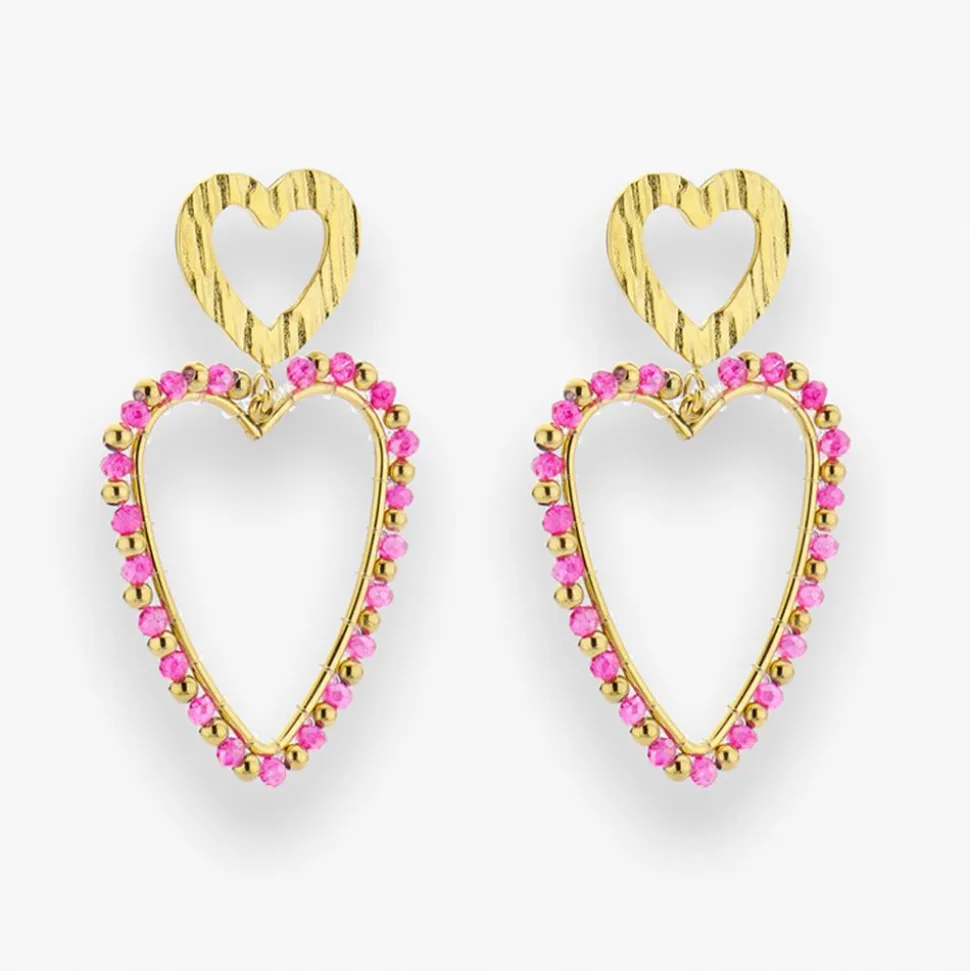 Liet & Joliet oorbellen Heart - J8060