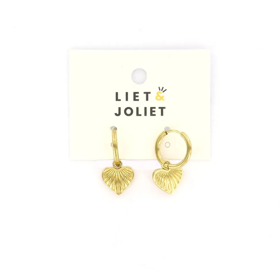Liet & Joliet oorbellen Heart - J8090