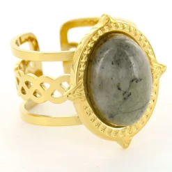Liet & Joliet Ring Stone Grey - J7031