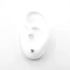 Symbols Zirconia Triple Dots - Gold Color