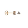 Symbols Zirconia Triple Flower - Rose